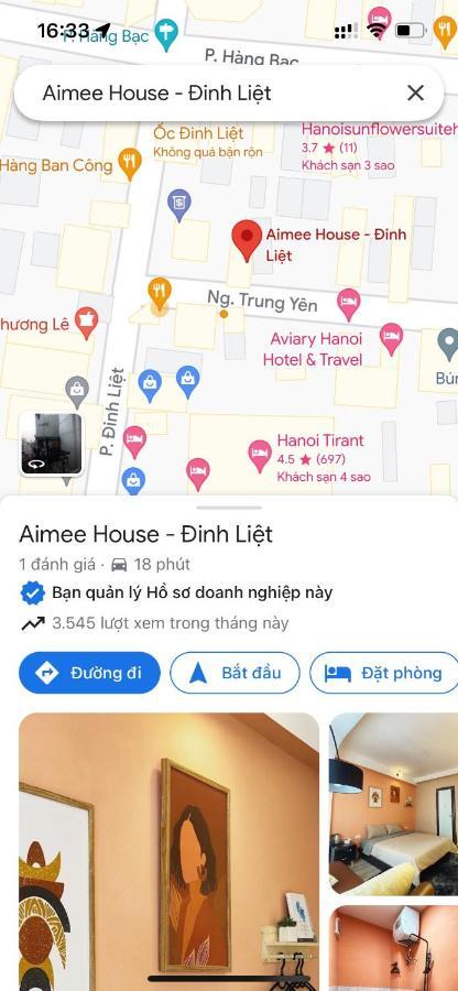 Aimee House - Dinh Liet Διαμέρισμα Ανόι Εξωτερικό φωτογραφία